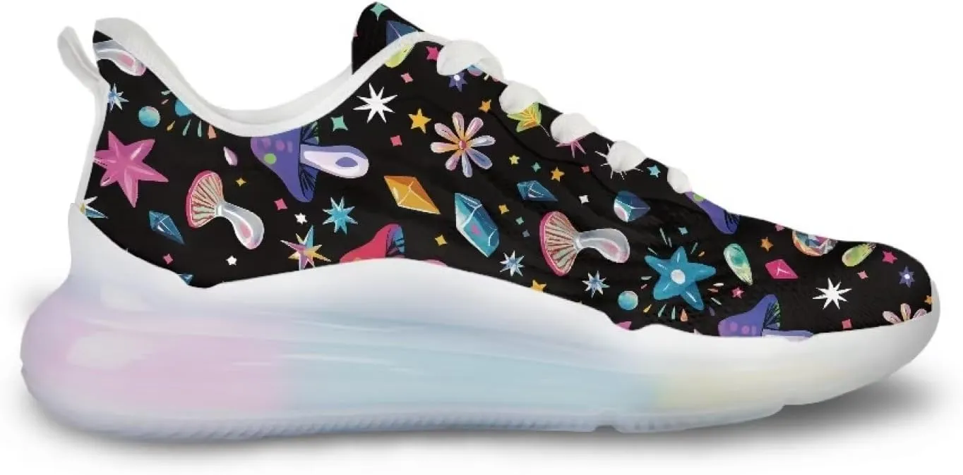 Women's Air Cushion Running Shoes Non Slip Sports Tennis Fitness Sneaker Breathable Outdoor Workout Footwear US6-11
