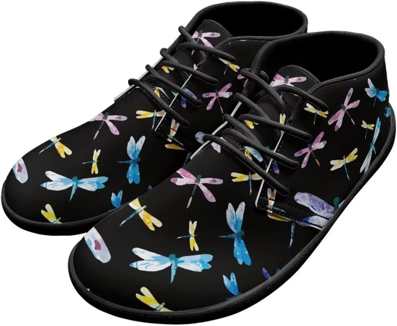 Women's Minimalist Barefoot Shoes | Wide Width Fashion Sneaker | Low Top Fashion Sneaker Size 36-48