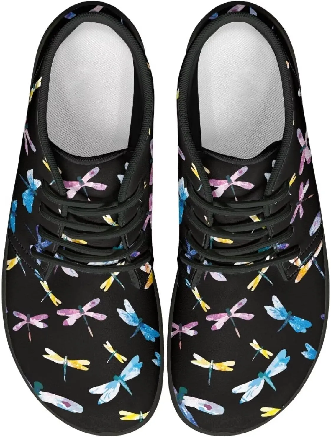 Women's Minimalist Barefoot Shoes | Wide Width Fashion Sneaker | Low Top Fashion Sneaker Size 36-48