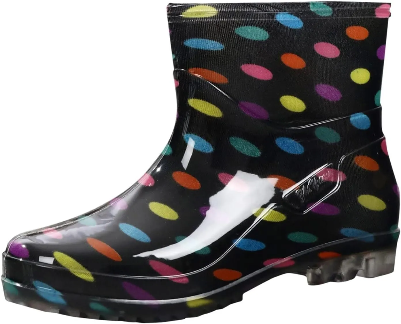 Women's Rain Boots Waterproof Mid Calf Rubber Garden Water Boots Fashion Cute Outdoor Work Mud Boots