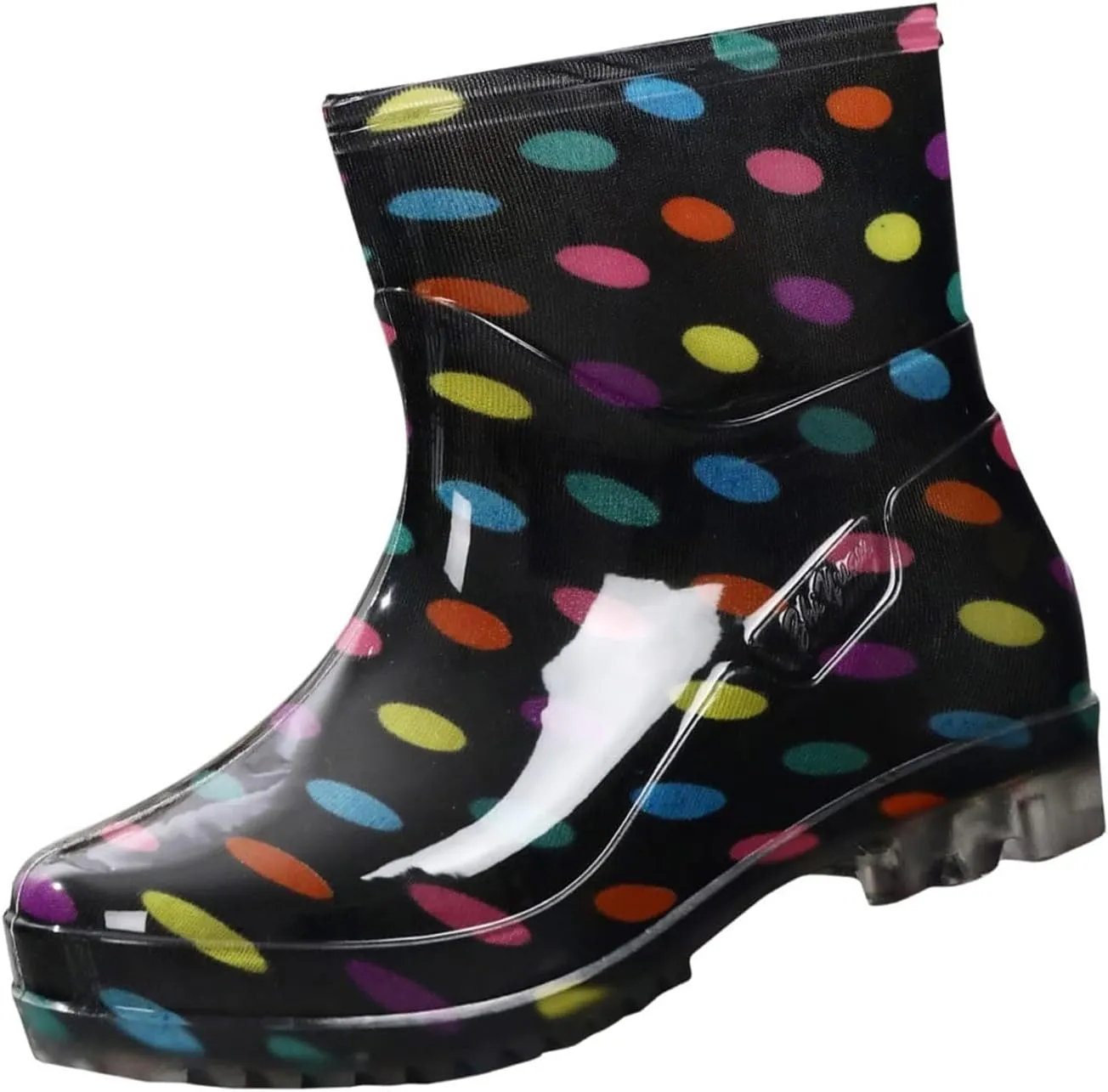 Women's Rain Boots Waterproof Mid Calf Rubber Garden Water Boots Fashion Cute Outdoor Work Mud Boots
