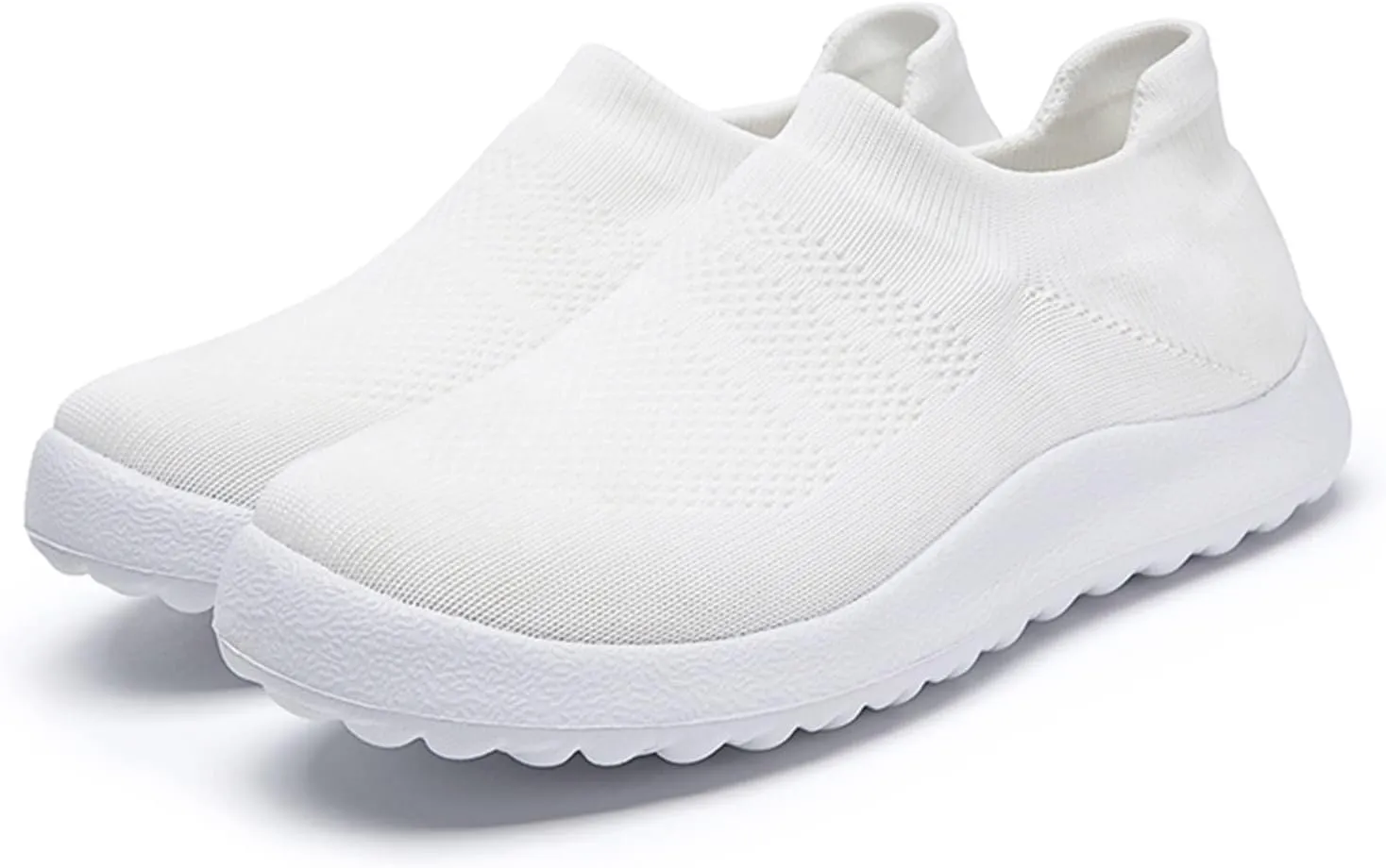 Womens Sneakers 7.5 Wide Width Non Slip Work Shoes Women Black and White Black Tennis Shoes for Women Non Slip Women Black Sneakers Size 7.5 Athletic Shoes Women Size 6.5